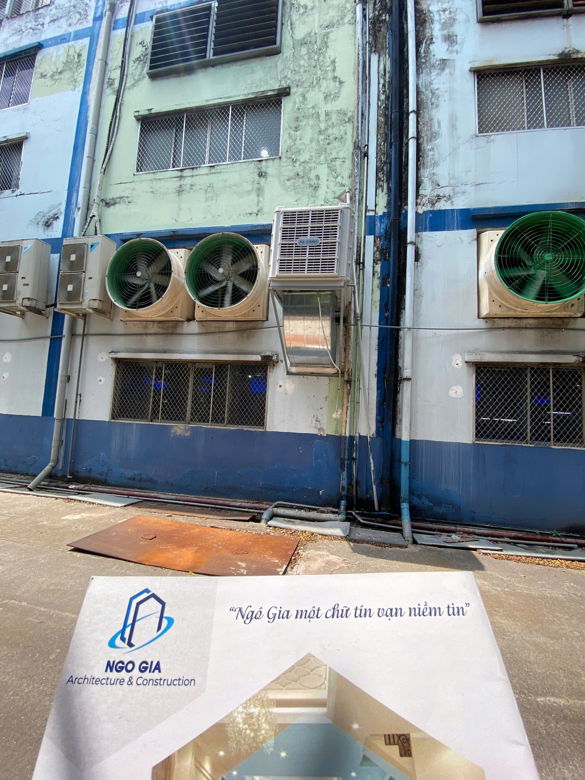 báo giá thi công hệ thống làm mát bằng máy air cooler