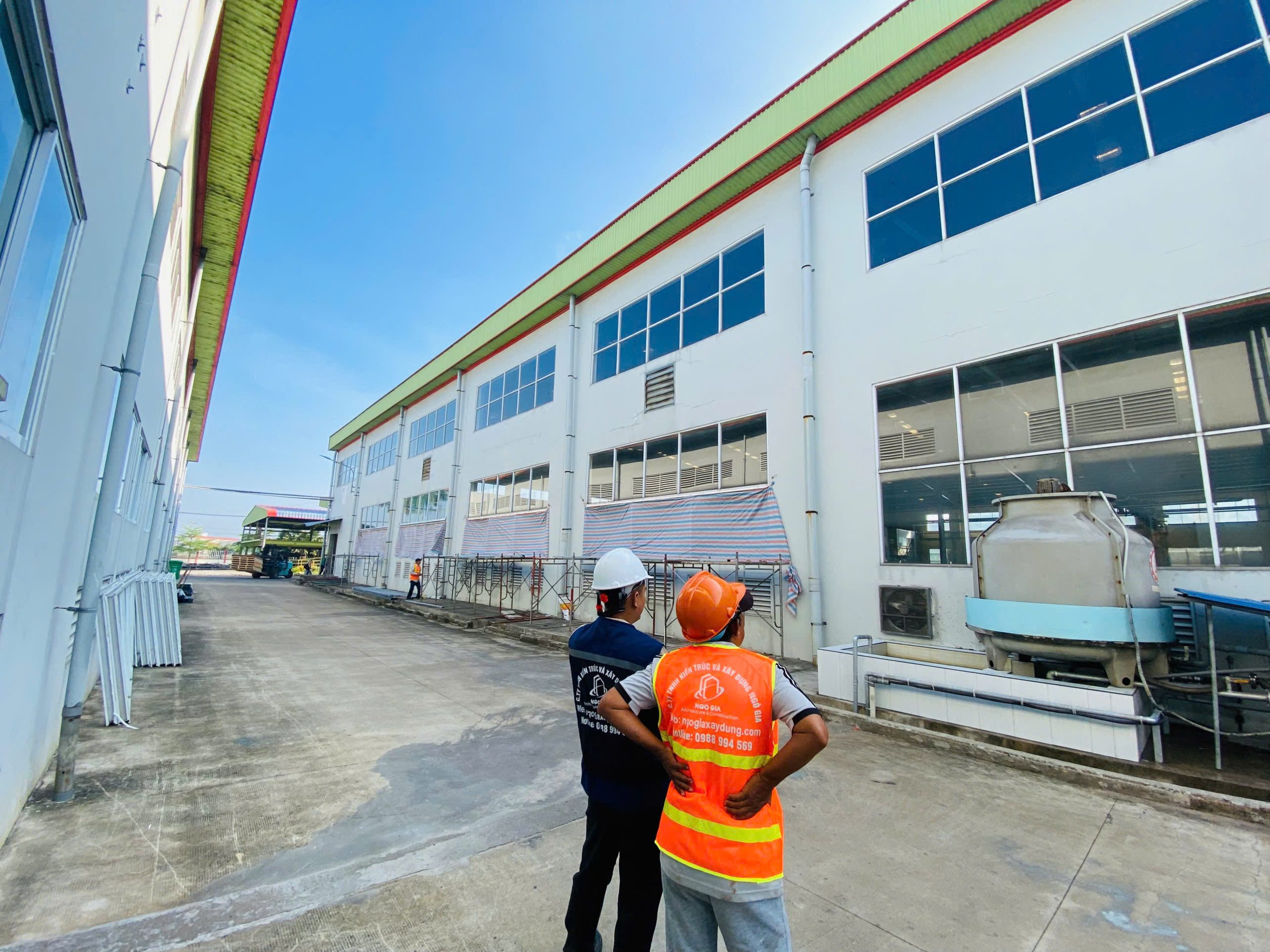 lắp đặt quạt làm mát nhà xưởng