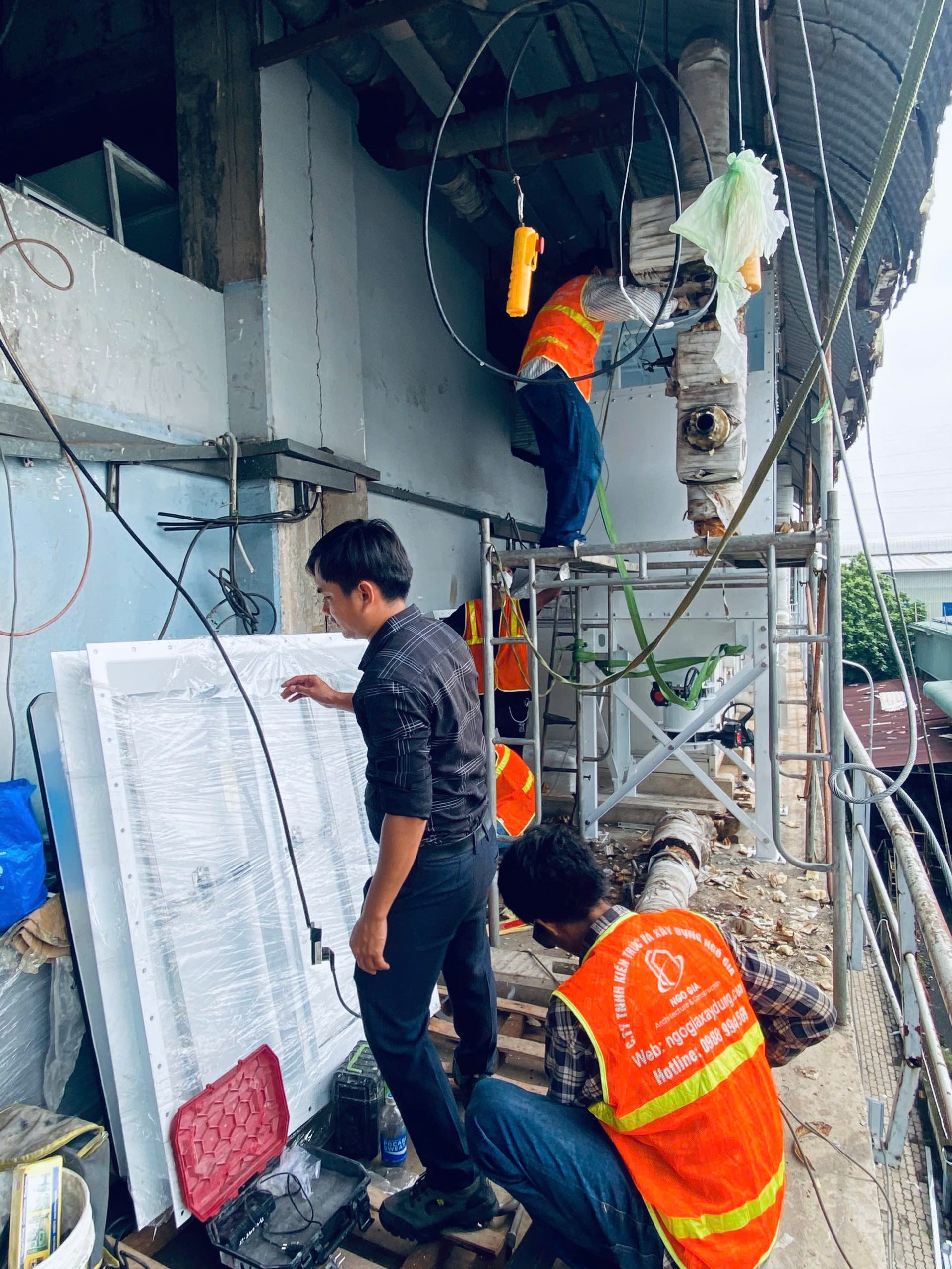thi công máy lọc bụi công nghiệp