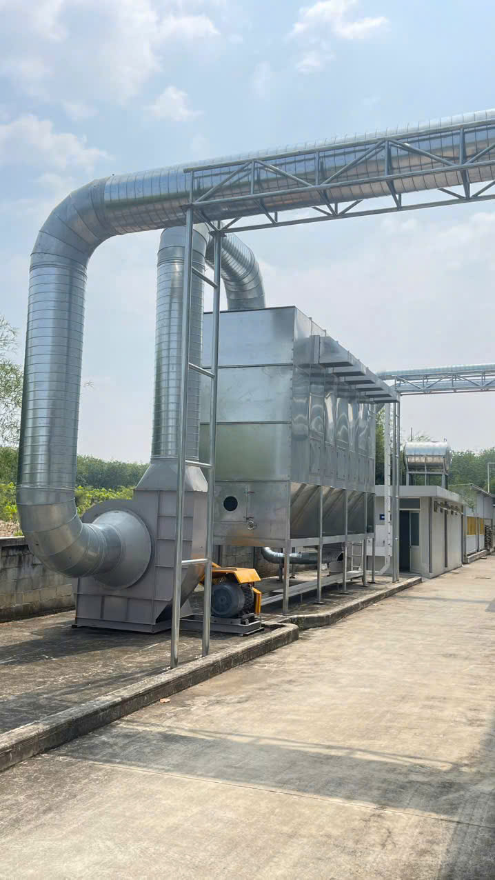 thi công máy lọc bụi công nghiệp