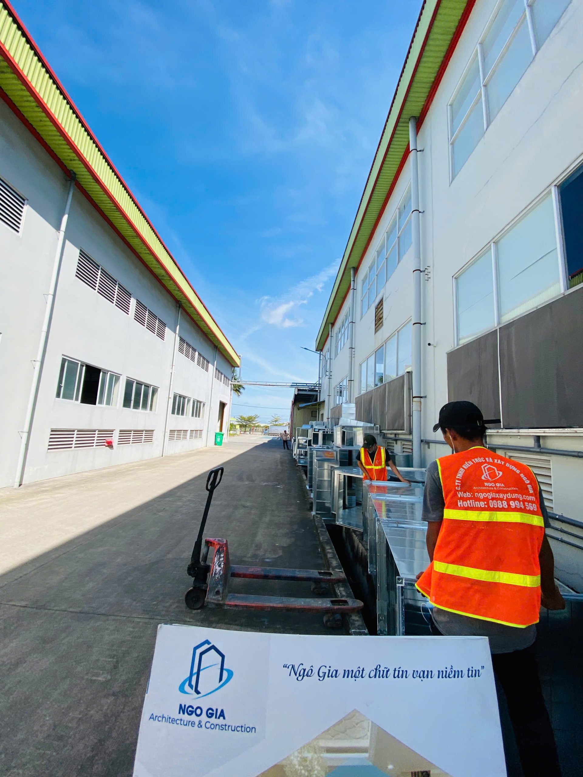 thi công quạt thông gió nhà xưởng