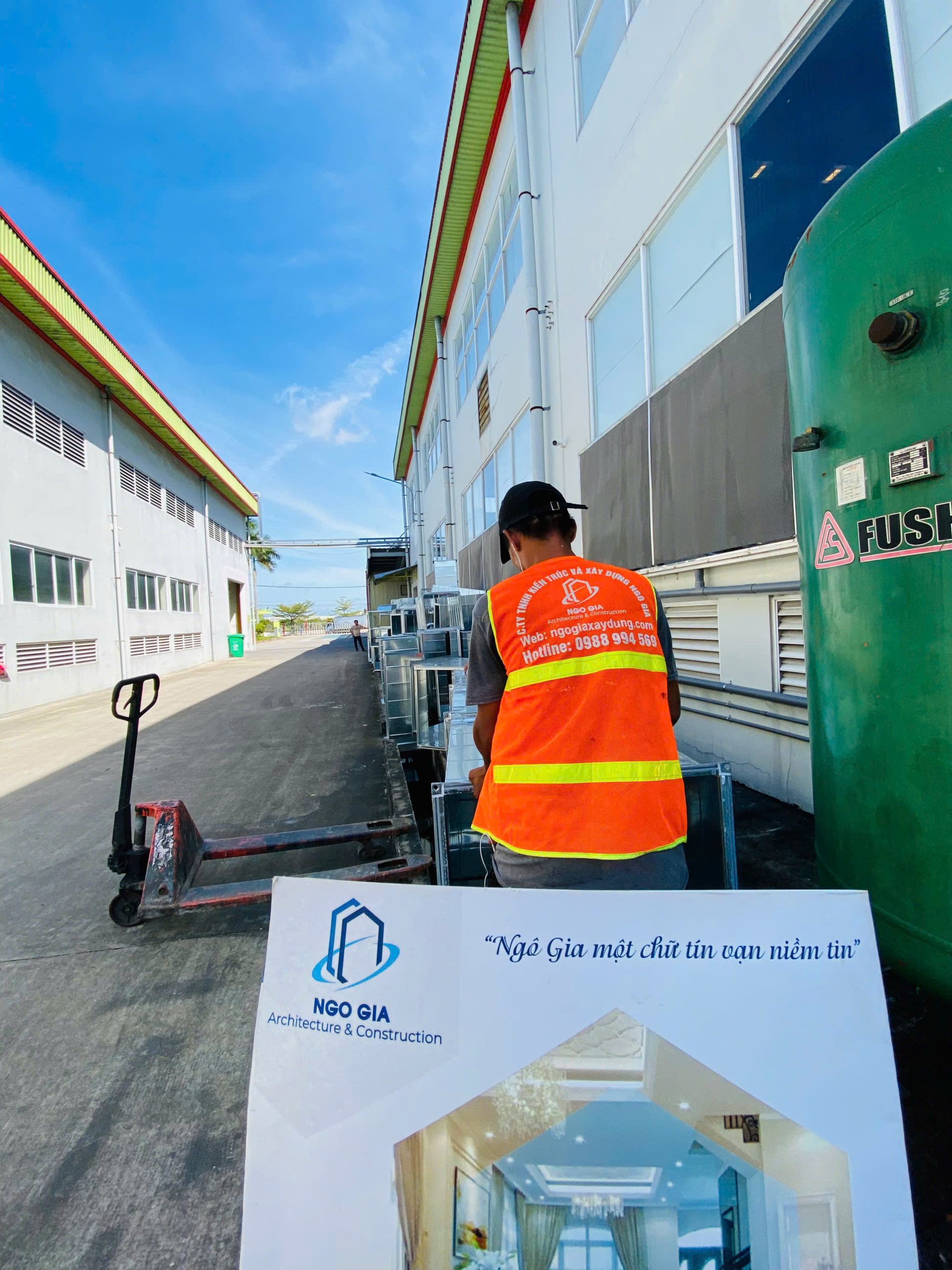 thi công máy lọc bụi công nghiệp